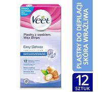 Bande adhésive de cire corporelle Veet pour peaux sensibles 12 pcs