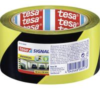 Bande adhésive de marquage tesa tesa® SIGNAL 58133-00000-00 jaune, noir (L x l) 66 m x 50 mm acrylate 1 pc(s)