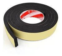 Bande adhésive en mousse néoprène noire, 10 mètres/pièce, épaisseur 1 à 10 mm(Thickness 2mm,25mm)