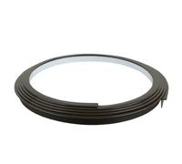 Bande adhésive en silicone anti-poussière et anti-insectes de 2,4 m pour portes de placards et armoires - Marron