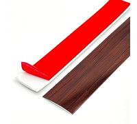 Bande adhésive for revêtement de sol, jointure transition 1-10 m, profilé bordure porte en vinyle, séparateur plat for joints stratifié(I,3m(9.84ft) W4cm)