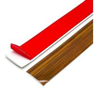 Bande adhésive for revêtement de sol, jointure transition 1-10 m, profilé bordure porte en vinyle, séparateur plat for joints stratifié(H,4m(13.12ft) W7.6cm)