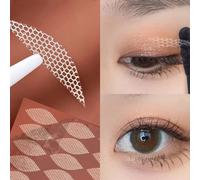 Bande adhésive invisible en dentelle pour paupières, forme olive, pour double pli, outil de maquillage beauté, 180-480 pièces 05 Lace mix 144pair