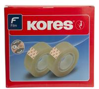 Bande adhésive Kores, 12 mmx10 m, transparent