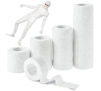 Bande Adhésive Multifonction - Elastoplast, Sparadrap, Bande de Plâtre pour Moulage, Strap Sport et Bandage Médical - Pack de 5 Rouleaux pour Rôle Moulage et Usage Médical