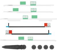 Bande Adhésive pour Écran LCD,Bande Adhésive,Bande de Remplacement Compatible avec Apple iMac 21.5 Pouces A1418 Retiona 2012-2015 avec Outils pour Ouvrir l'Écran LCD (Modèle mis à Jour)