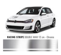 Bande adhésive pour voiture 2F chrome 120 mm x 5 mt
