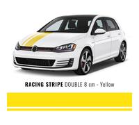 Bande adhésive pour voiture 2F jaune 80 mm x 5 mt