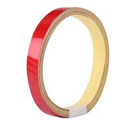 Bande Adhésive Réfléchissante Bleue Avertissement 1cm X 5m (rouge) | Bande auto-adhésive en PVC haute visibilité, autocollant de conduite de nuit, décoration de carrosserie de véhicule de