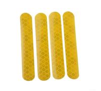 Bande adhésive réfléchissante imperméable compatible avec trottinette électrique Max pour une meilleure sécurité dans des situations de faible visibilité (jaune)
