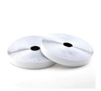 Bande Adhésives 25m, Bande Autoadhésif Mâle et Femelle Bande Velours et Bande Crochet Bande Ruban, pour Moustiquaire Fenetre. - Blanc 1.6cm Large