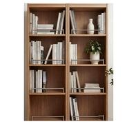 Bande anti-chute en métal - Barre de garde-corps en acier inoxydable 6 mm, 20-100 cm, rails de protection pour étagères, bibliothèque, armoires et tige décorative(4pack,50cm)