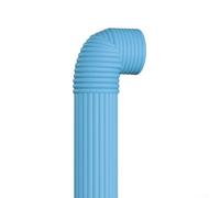 Bande anti-gel pour tuyau d'eau d'extérieur - 2 m x 8 cm - Ruban isolant en mousse pour protection thermique et réduction du bruit (S12bleu) (SKU)