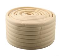 Bande anti-gel pour tuyau d'eau d'extérieur - Ruban isolant en mousse thermique pour tuyaux en PVC, cuivre et PEX, réduction du bruit, pour une coupe facile, résistant aux intempéries (beige)