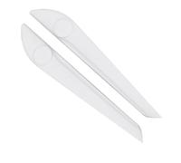 Bande Anti-Rayure Porte Protecteur De Bord Latéral Porte Voiture Pare-Choc Rétroviseur Bande Anti-Collision Autocollant Anti-Rayures 2 Pièce/Ensemble Autocollant Choc(White)