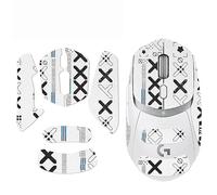 Bande antidérapante absorbant la transpiration pour souris de jeu Logitech G309, blanc complet