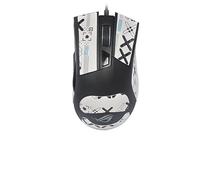 Bande antidérapante compatible avec Asus ROG Gladius II - Résistante à la transpiration - Housse de protection - Blanc et noir