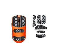 Bande antidérapante compatible avec Fnatic x Lamzu Maya X, autocollant antidérapant pour LAMZU Maya X - Couverture complète, style imprimé (noir)