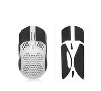 Bande antidérapante compatible avec HyperX Pulsefire Haste sans fil pour souris de jeu, résistante à la transpiration, housse de protection, noir complet