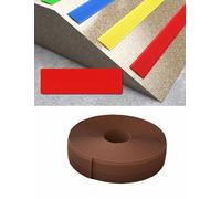 Bande antidérapante imperméable en PVC, auto-adhésive, for marches d'escalier intérieures et extérieures, bordure de rampe, adhérence sur bois et béton.(Brown,65.6ft x 3cm)