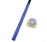 Bande antidérapante multi-sport pour cannes à pêche, raquettes de badminton, raquettes de tennis, raquettes de squash, guidons de vélo, volants (bleu foncé)
