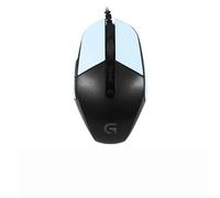 Bande antidérapante pour souris compatible avec Logitech G302 G303 - Résistante à la transpiration - Housse de protection - Bleu