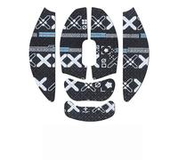 Bande antidérapante pour souris de jeu Alienware AW720M, noir et blanc