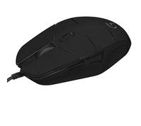 Bande antidérapante pour souris de jeu Logitech G302 G303, résistante à la transpiration, housse de protection (noir complet)