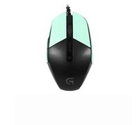 Bande antidérapante pour souris de jeu Logitech G302 G303, résistante à la transpiration, housse de protection, vert