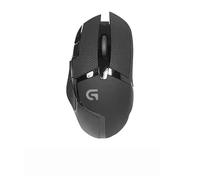 Bande antidérapante pour souris de jeu Logitech G402, résistante à la transpiration, housse de protection, motif ballon de football noir