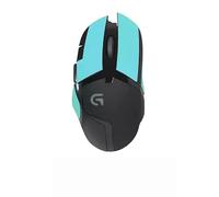 Bande antidérapante pour souris de jeu Logitech G402, résistante à la transpiration, housse de protection, bleu