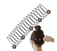 Bande arrière à l'arrière des cheveux | Coiffure en prise de domestication Flyway Fixer | Pince de peigne de coiffure au choix pour les déplacements, les sports sortants,