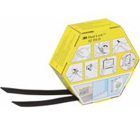 Bande auto-agrippante 3M SJ 354D Dual Lock à coller partie velours et partie agrippante (L x l) 5000 mm x 25.4 mm noir 1 paire(s)