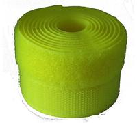 Bande auto-agrippante jaune fluo 20 mm Alfatex® de marque fournie par Velcro Companies - Différentes longueurs : 5 m