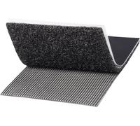 Bande auto-agrippante TOOLCRAFT KL50X100SC à coller partie velours et partie agrippante, extra-fort (L x l) 100 mm x 50 mm noir