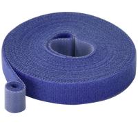 Bande auto-agrippante TRU COMPONENTS T24CA065 partie velours et partie agrippante (L x l) 5 m x 15 mm bleu 5 m