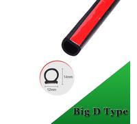 Bande Autocollante En Caoutchouc Pour Scellage De Porte De Voiture,4m,Forme B P Z D,Epdm,Isolation Phonique,Étanche,Forte Adhérence - Type Argent