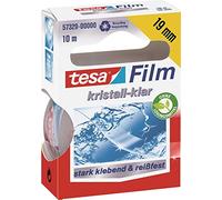 Tesa Multi-Film Transparent, 10m: 19mm, 1 Rouleau dans la Boîte Pliante Suspendue