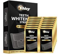Bande Blanchiment Dentaire 28 Bandes - Whitening Strips Doux - Effective Blanchiment Dentaire -Élimine les Taches de Café/Thé/Vin - Insensibilité Bandes Blanchissantes Dents for Teeth Whitening