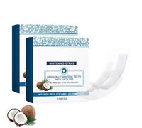 Bande Blanchiment Dentaire 7 Bandes, Teeth Whitening Strips, Bandes Blanchissantes Dents, Whitening Strips Efficace, élimine Taches Café/Thé/Vin, Résultats Visibles Rapidement (2PC)