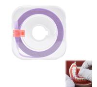 Bande Blanchiment Dentaire,Dentaire Polissage Bande,Papier Abrasif Dentaire Portable,Outils Abrasifs Interdentaires en Plastique,Outils de Nettoyage Dentaire 50um Violet 4mmx6m Tokaneit