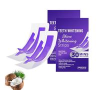 Bande Blanchiment Dentaire Violet, Bande Blanchissante Dent, Teeth Whitening Strips Violet, élimine Taches Café/Thé/Vin, 30 Minutes De Résultats Visibles Rapidement, Dents Blanches (2)