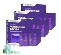 Bande Blanchiment Dentaire Violet, Bandes Blanchissantes Dents Violettes, Purple Whitening Strips,Teeth Whitening Strips, éclaircissement Instantané,Neutralise Le Jaune Et Illumine Le Sourire (3PC)
