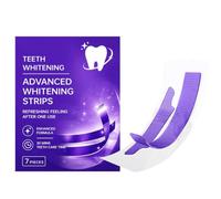 Bande Blanchiment Dentaire Violettes, Bandes Blanchissantes Dents Violettes, 7 Pièces Purple Teeth Whitening Strips, Neutralise Le Jaune Et Illumine Le Sourire