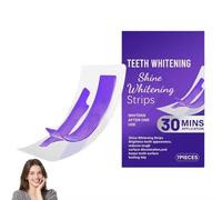 Bande Blanchiment Dentaire Violettes, Bandes Blanchissantes Dents Violettes, Purple Teeth Whitening Strips, éclaircissement Instantané Sans Peroxyde, Neutralise Le Jaune Et Illumine Le Sourire (1)