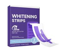 Bande Blanchiment Dentaire Violettes, Bandes Blanchissantes Dents Violettes, Purple Teeth Whitening Strips, Neutralise Le Jaune Et Illumine Le Sourire