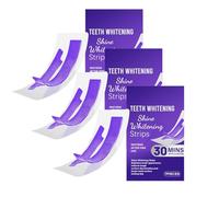 Bande Blanchiment Dentaire Violettes, Purple Teeth Whitening Strips, éclaircissement Instantané Sans Peroxyde, Neutralise Le Jaune Et Illumine Le Sourire (3 Boîte)