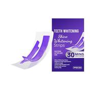 Bande Blanchiment Dentaire Violettes, Purple Teeth Whitening Strips, éclaircissement Instantané Sans Peroxyde, Neutralise Le Jaune Et Illumine Le Sourire (1 Boîte)