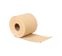 Bande Brise-Vue Beige PVC 240 g/m² 19 cm x 26 m avec 20 Clips - Bande de Confidentialité pour Clôture de Jardin et Balcon - Revêtement Extérieur de Rambarde Résistant aux UV et Imperméable