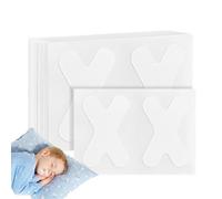 Bande buccale anti-ronflement - Bande buccale réduisant les ronflements en forme de X pour, 120 pièces Bandes de sommeil pour la respiration nasale Bande buccale douce pour la respiration nasal